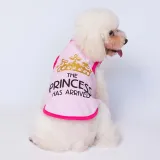 Pet Dog Cloth Corgi Schnauzer The Princess Puppy Vest