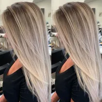 Women Long Beauty Natural Blonde Straight Wig