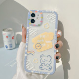 Cute Bear Phone Case for iphone13 12 11 Pro Max