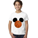 Boys Clothing Top Vests T-shirts Sweaters Cartoon Mouse Basketball Boy Tops