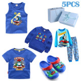Boy Birthday Thomas Train Slipper Sleepwear Swim Ring Gift Set With Gift Box