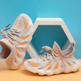 Toddler Kids Unisex Mesh Breathable Yeezy Sport Sneaker Running Shoes