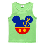 Boys Clothing Top Vests T-shirts Sweaters Anchor Cartoon Mouse Boy Tops