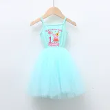 Girls Birthday Dress Puffy Slip Name Custom Birthday Celebration Cartoon Piggy Tutu Dress
