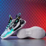 Toddler Kids Unisex Breathable Non-slip Thick-soled Sneaker Basketball Shoes