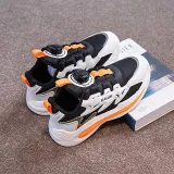 Toddler Kids Unisex Mesh Breathable Rotary Buttons Sneaker Running Shoes