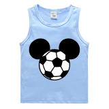 Boys Clothing Top Vests T-shirts Sweaters Cartoon Mouse Soccer Boy Tops