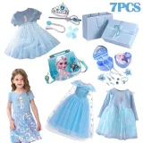 Girls Birthday Princess Dress Bag Accessories Gift Set With Gift Box