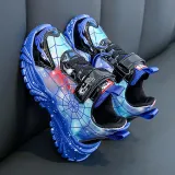 Toddler Kids Unisex Mesh Breathable Thick-soled Spider Sneaker Running Shoes