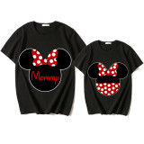 Mommy and Me Matching Clothing Top Cartoon Mice Family T-shirts
