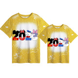 Mommy and Me Matching Clothing Top Cartoon Mice 2023 Tie Dyed Family T-shirts