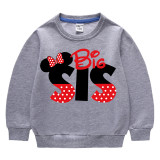 Kids Clothing Top For Boys And Girls Cartoon Mice Slogan Family Sweaters