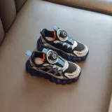 Toddler Kids Unisex Breathable Rotary Buttons Soft Flats Sneakers