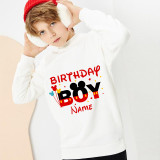 Boys Clothing Top Vests T-shirts Sweaters Name Custom Birthday Celebration Cartoon Mouse Boy Tops