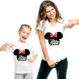 Mommy and Me Matching Clothing Top Cartoon Mice Wonder Cruise Family T-shirts
