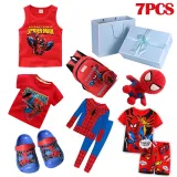 Boys Birthday Slipper Bag Sleepwear Tops Birthday Gift Set With Gift Box