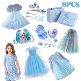 Girls Birthday Princess Dress Bag Accessories Gift Set With Gift Box