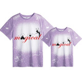 Mommy and Me Matching Clothing Top Cartoon Mice Magical Angel Tie Dyed Family T-shirts