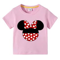 Girls Multicolor Clothing Top Cartoon Mouse Family T-shirts