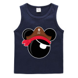 Boys Clothing Top Vests T-shirts Sweaters Cartoon Pirate Mouse Boy Tops