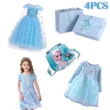 Girls Birthday Princess Dress Bag Accessories Gift Set With Gift Box