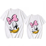 Mommy and Me Matching Clothing Top Cartoon Duck Family T-shirts