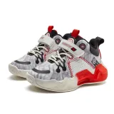 Toddler Kids Unisex Breathable Velcro Thick-soled Anti-collision Sneaker Basketball Shoes