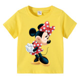 Girls Multicolor Clothing Top Cartoon Mouse Family T-shirts