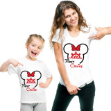 Mommy and Me Matching Clothing Top Cartoon Mice First Cruise Family T-shirts