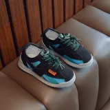 Toddler Kids Unisex Non-slip Round Toe Soft Thick-soled Sneakers