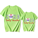 Mommy and Me Matching Clothing Top Cartoon Mice Duck 2023 Family Vacation Family T-shirts