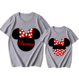 Mommy and Me Matching Clothing Top Cartoon Mice Family T-shirts