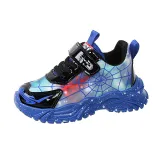 Toddler Kids Unisex Mesh Breathable Thick-soled Spider Sneaker Running Shoes