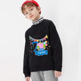 Boys Clothing Top Vests T-shirts Sweaters Name Custom Birthday Celebration Cartoon Piggy Boy Tops