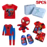 Boys Birthday Slipper Bag Sleepwear Tops Birthday Gift Set With Gift Box