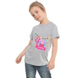 Girls Clothing Name Custom Birthday Celebration Cartoon Piggy Family T-shirts
