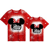 Mommy and Me Matching Clothing Top Cartoon Mice Fantasy Cruise Tie Dyed Family T-shirts
