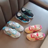Toddler Kids Unisex Non-slip Round Toe Soft Thick-soled Sneakers