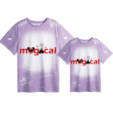 Mommy and Me Matching Clothing Top Cartoon Mice Magical Tie Dyed Family T-shirts