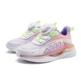 Toddler Kids Unisex Mesh Breathable Rotary Buttons Gradient Color Sneaker Running Shoes