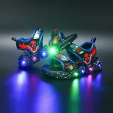 Toddler Kids Boy LED Light Up Spider Summer Sandal Shoes