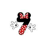 Girls Custom Name Birthday Celebration Mouse Puffy Polka Dots Tutu Dress With Headbands