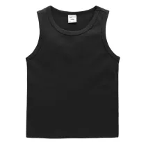 Toddler Boy Solid Color Vest Casual Tops