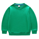 Toddler Boy & Girl Long Sleeve Solid Color Sweatshirt
