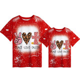 Mommy and Me Matching Clothing Top Happy Easter Peace Love Tie Dyed Family T-shirts