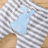 Baby Girls Three Pieces My First Easter Cute Bunny Carrots Suits and Pants