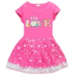 Girls Yarn Skirt Happy Easter Gnomies Love Long And Short Sleeve Dress
