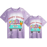 Mommy and Me Matching Clothing Top Happy Easter Gnomies Car Tie Dyed Family T-shirts
