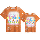 Mommy and Me Matching Clothing Top Happy Easter Gnomies Bunny Tie Dyed Family T-shirts
