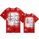 Mommy and Me Matching Clothing Top Happy Easter Jesus Is The Soul Of Easter Tie Dyed Family T-shirts